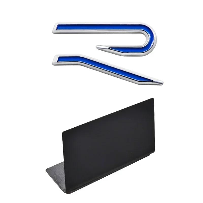 BSB1 Emblems 3D Metal R Grille Logo Car Sticker For Volkswagen VW Touran Beetle Golf Passat Jetta Polo Bora CC Lavida Caddy Sciroccolz2
