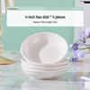 Wuhe Ceramic Pure White Dipping Dish Set