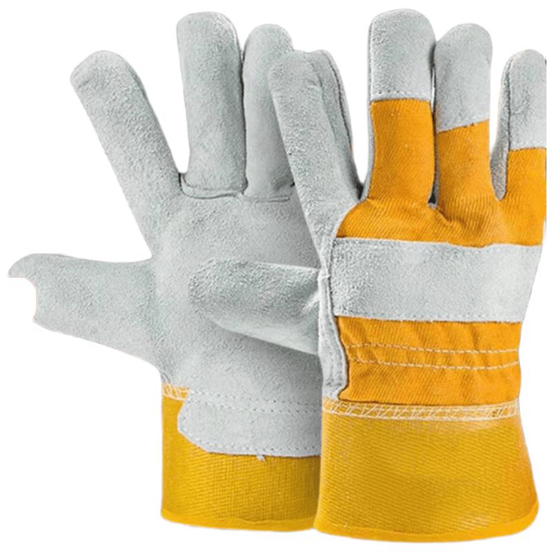 Shengli HS624Y Cowhide & Canvas Welding Gloves