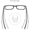 Square Frame Anti-Blue Light Glasses Men Women Classic Black Decorative Glasses Male Female Fashion Daily Use Eyeglasses