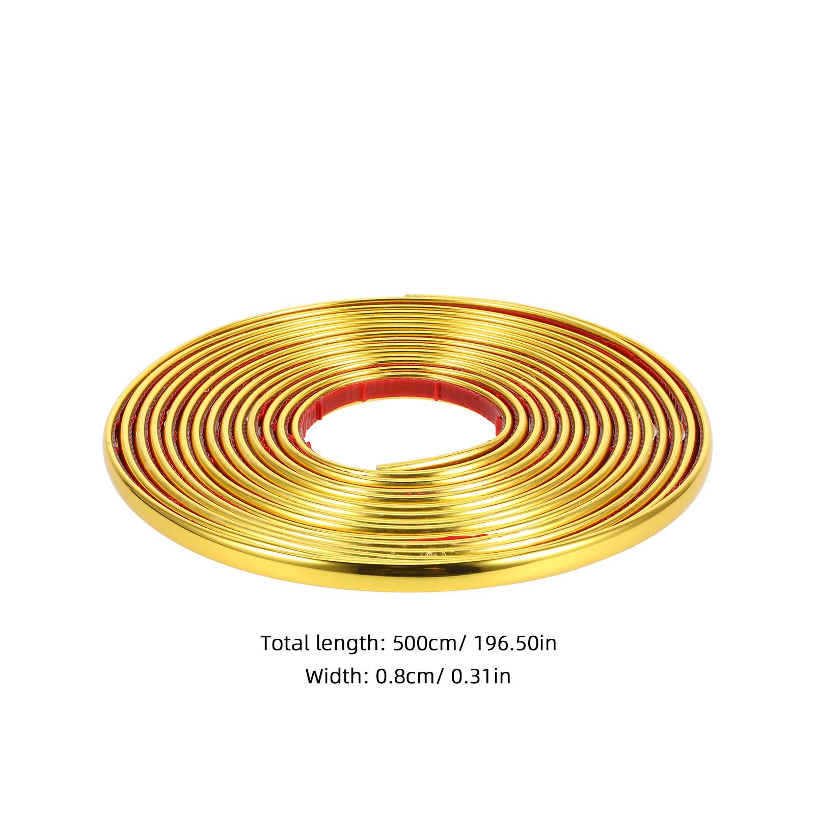 

1 Roll Peel and Stick Wall Molding Trim Flexible Border Strip for Kitchen Bathroom Ceiling Corner Tile Edge Decorative Line Self other