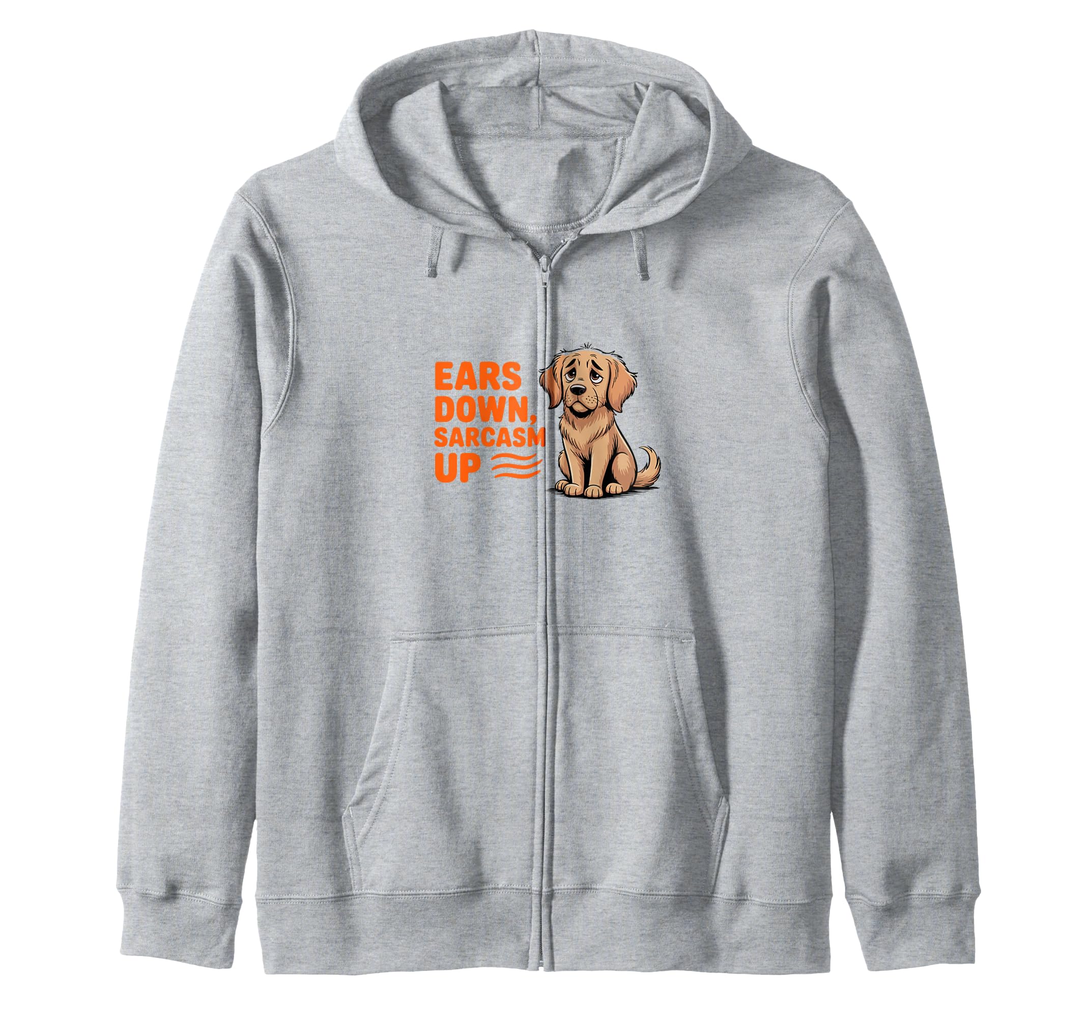 

Ears Down Circus Up Funny Circustic Zip Hoodie