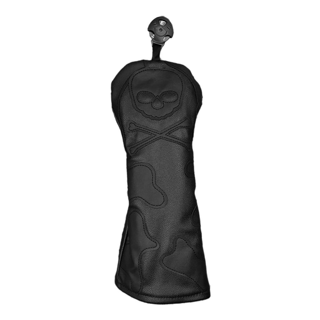 Durable Embroidery Skull Pattern golf Cover Hybrid Driver Headcover Sleeve w/ No. Tag Accessories