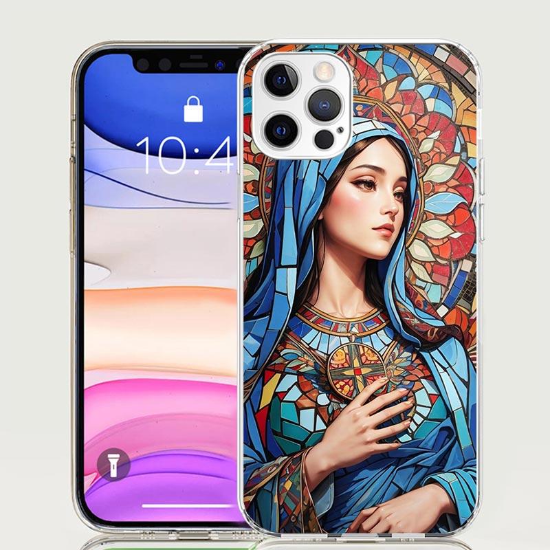Jungfrau von Guadalupe Jungfrau Maria Handyhülle für Apple iPhone 17 Air 16 15 Plus 14 + 13 Mini 12 11 Pro Max 7 8 SE 16Max Weiche Hülle