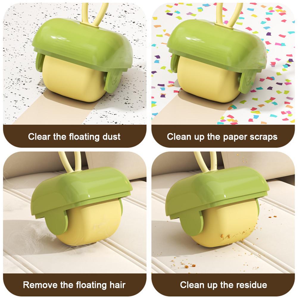 Mini Reusable Washable Lint Roller Dust Wiper Lint Roller Remover Strong Adhesive Hair Sticking Roller Portable Cleaning Accessories