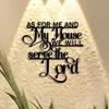 Fine Crafted Bible Verse Metal Sign for Home Decor Christmas Gift