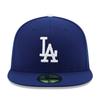 New Era 59Fifty AUTHENTIC ON-FIELD Los Angeles Dodgers Cap - Royal White - Men