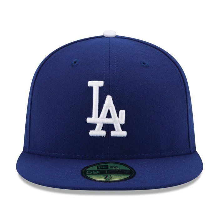 New Era 59Fifty AUTHENTIC ON-FIELD Los Angeles Dodgers Cap - Royal White - Men