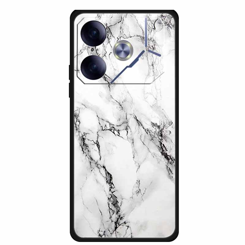 For Tecno Pova 6 Phone Case 6.78" Animal Black Silicone Soft Back Cover Cases For Tecno Pova 6 Case Pova6 Coque Funda Shockproof
