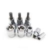 29 Pieces Torx Socket Bit Set Metric Male Female Socket & Bit Set for Cr-V Steel