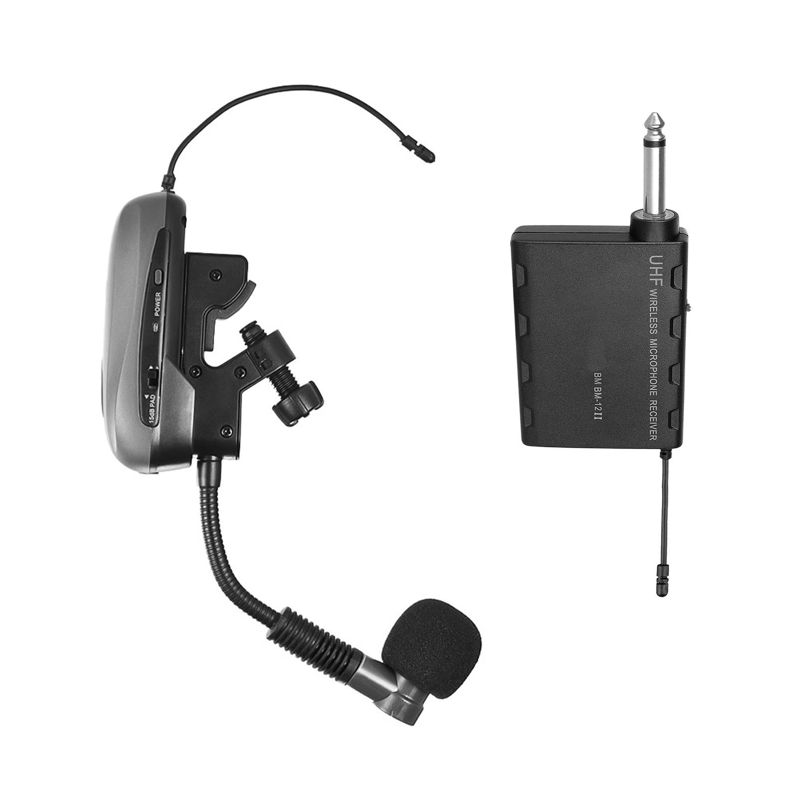 

Приймач і передавач Baomic BM-12/V2 Professional UHF Wireless Instrument Microphone System 16 without plug