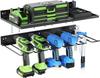 Wall-Mounted Electric Drill Tool Storage and Display Rack for Garage and Workshop