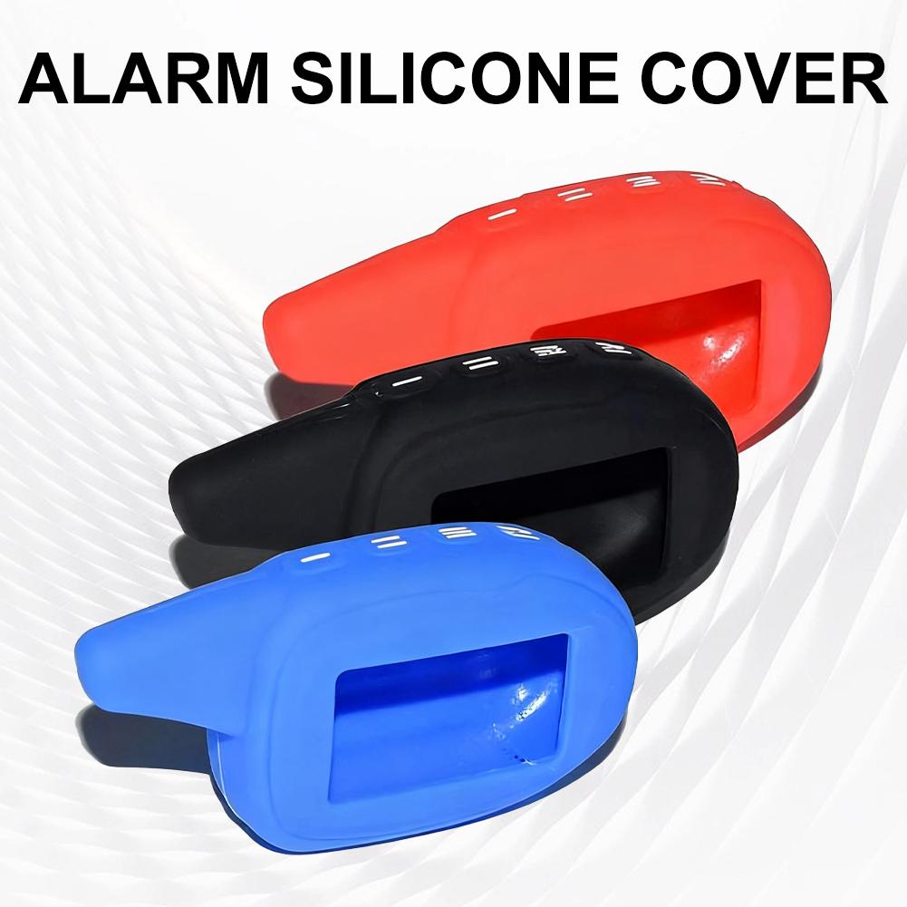 Car Key Cover Alarm Silicone Cover For Scher-khan Magicar 7 8 9 10 11 12 Car Silicone Key Case Russian Alarm Key Case L0A7