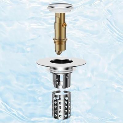 Stainless Steel Floor Drain with Integrated Water Seal Copper Core Valve Body for Anti Blocking and Easy Cleaning