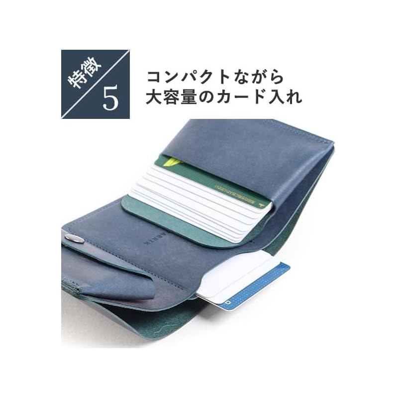 [FABRIK] Wallet Trifold Wallet Fabric A Compact Wallet That Fits Well TRI-FOLD WALLET Genuine Leather Men's Present Life Mini Wallet Berry