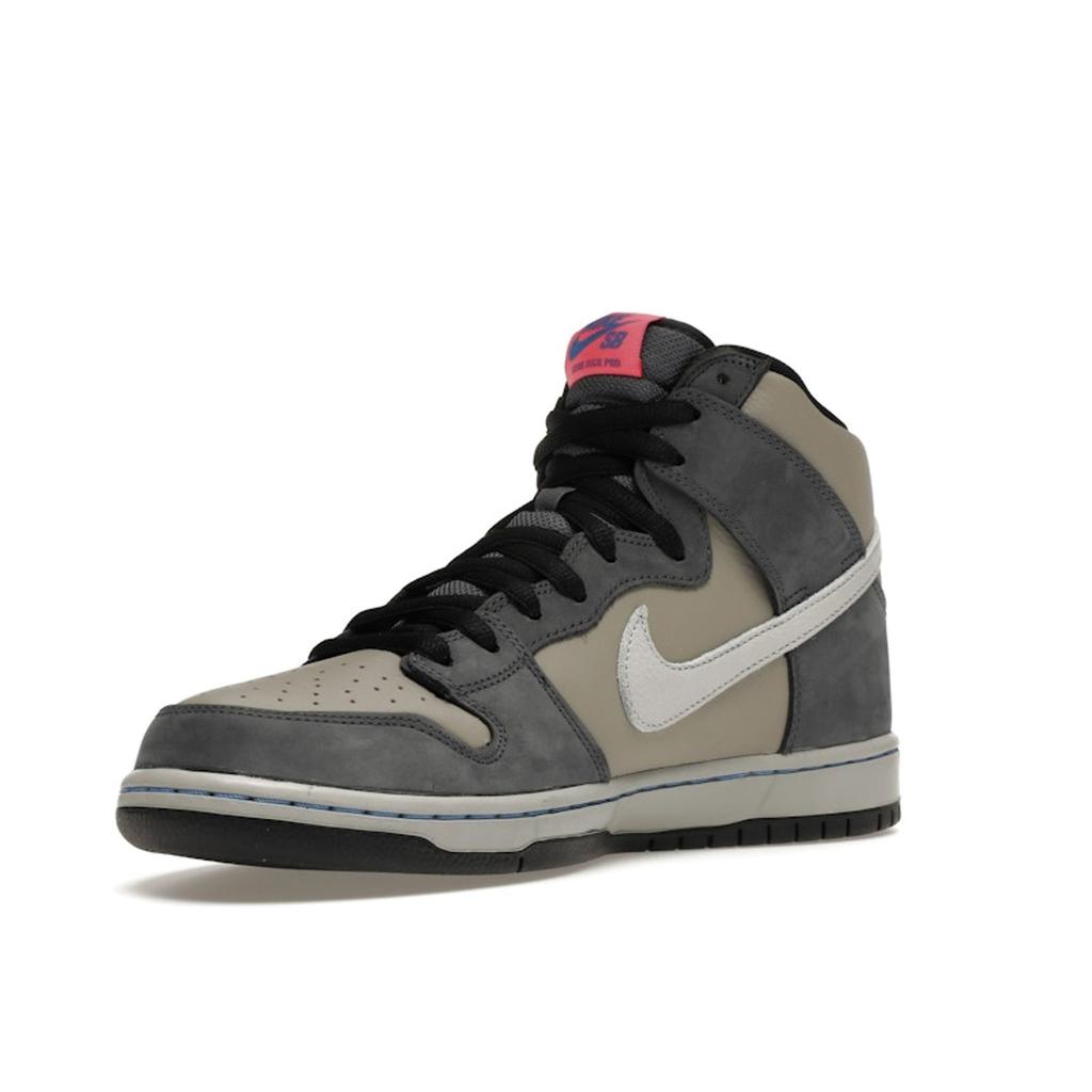 Nike Dunk High Pro SB Medium Grey Unisex Sneakers Flint-Grey Flamingo Grey-Fog DJ9800-001