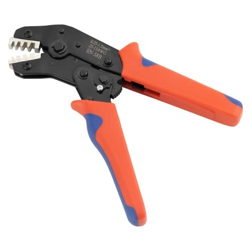 GOODRIG SN58B Ratchet Crimping Pliers for Electrical Wire Terminals, 0.25-1.5mm (AWG24-16)