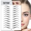 3D Semi-Permanent Waterproof Eyebrow Tattoo Stickers for Men and Women – Easy-to-Apply, Realistic, Long-Lasting