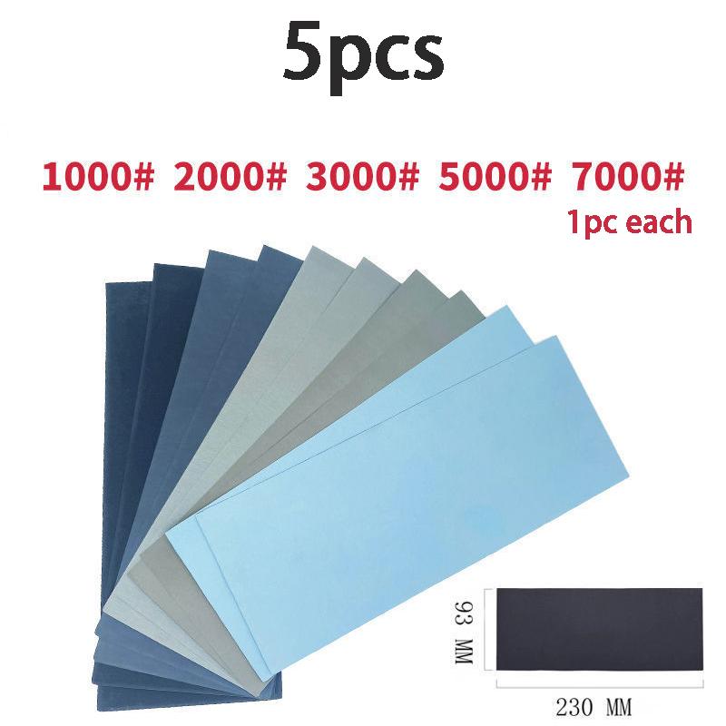 Schleifpapier Set Nass/Trocken Schleifpapier Polieren 60-20000 Körnung Schleifpapier Schleifwerkzeuge Auto Metall Kunststoff Polieren