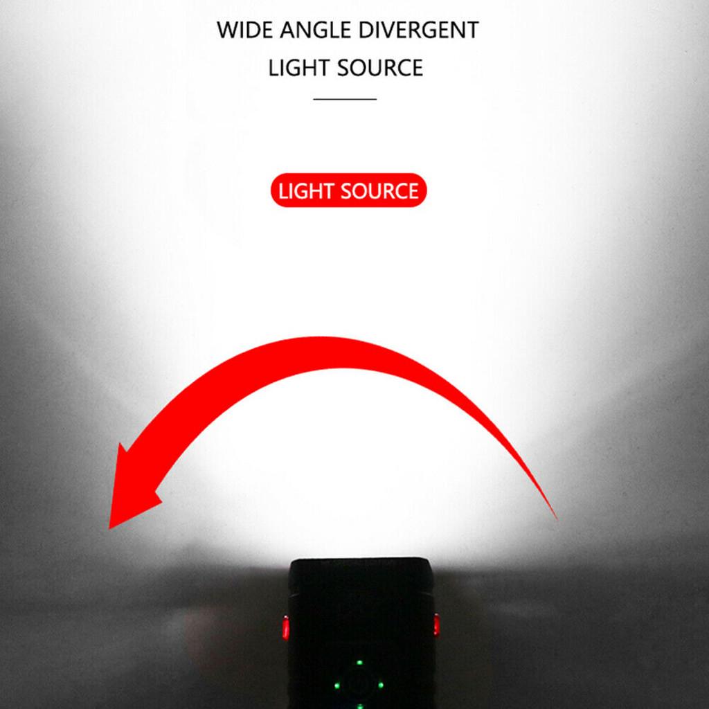  LED Bicycle Front Light 10W 6 Modes USB Rechargeable  Bike Front Lamp