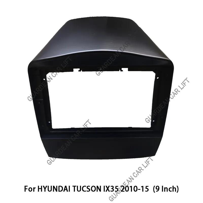 9/10.1" For HYUNDAI TUCSON IX35 2010-15 Car Radio Fascias Android GPS MP5 Stereo Player 2Din Head Unit Panel Dash Frame Installa
