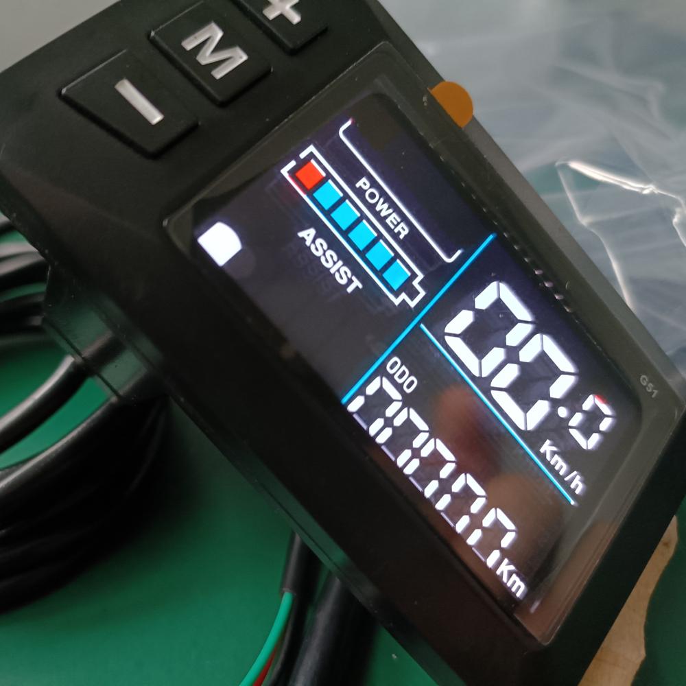 Electric Scooter Parts Repair G51 Cashboard Colorful Screen LCD Meters Accessory For Electric Bicycle Intelligent Acesssories