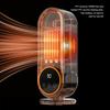 Electric Space Heater 1200W Tip Over Protection Fast PTC Ceramic Heating Temperature Adjustable with Timer Desktop Heater