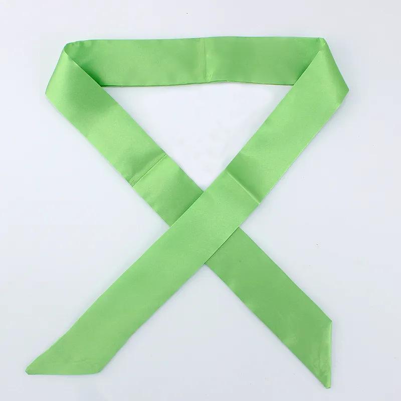 

Новий довгий шовковий вузький шарф Жіноча гумка для волосся на шиї Однотонна хустка з принтом Шийна хустка Жіноча ручка Зав язки Стрічка оптом 4x100cm