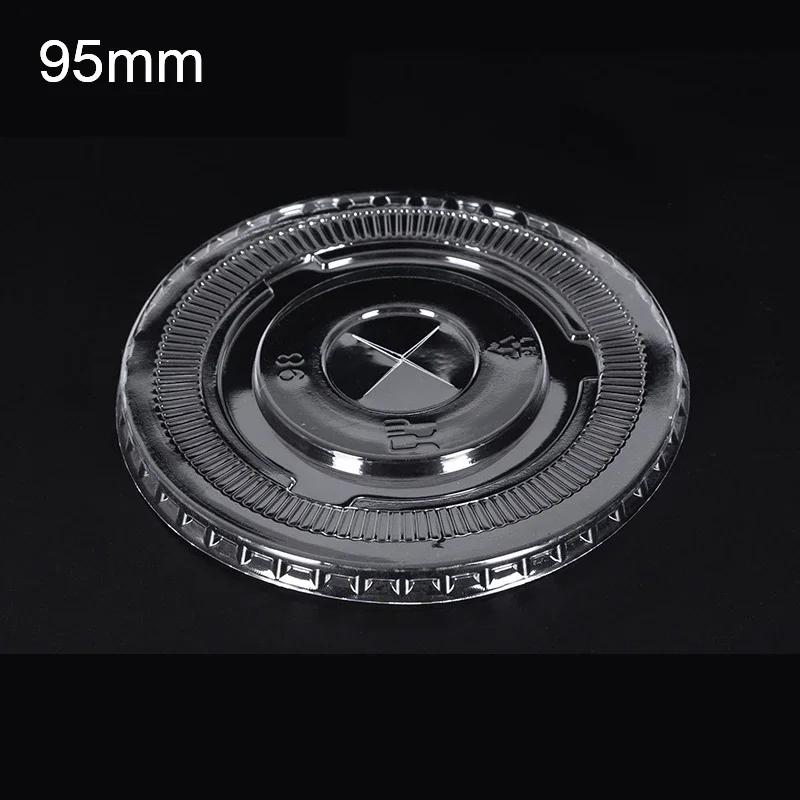 50/100 ცალი ერთჯერადი გამჭვირვალე პლასტმასის ჭიქა, ცივი ყავის სმუზი, მილქშეიკი, ცივი სასმელი წვეულებებისთვის, დაბადების დღეებისთვის, ქორწილებისთვის, კემპინგის ჭურჭელისთვის