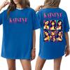 Women's Casual Printed Short Sleeve Neck T-Shirt