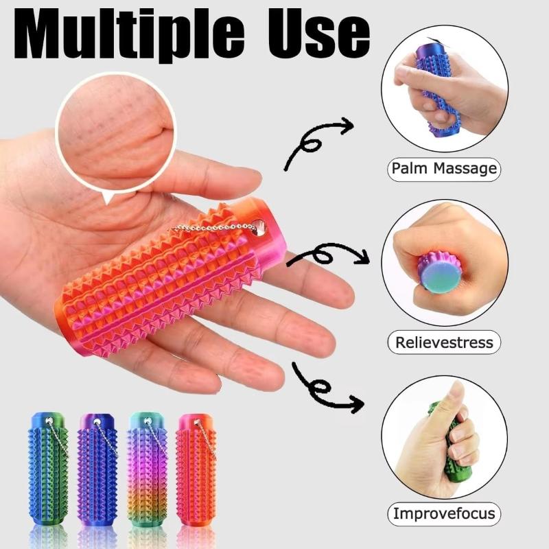 Little Ouchies Anti Anxiety Fidget Mini Grippie Spike Keychain Pendant Stress Relief Durable Gift