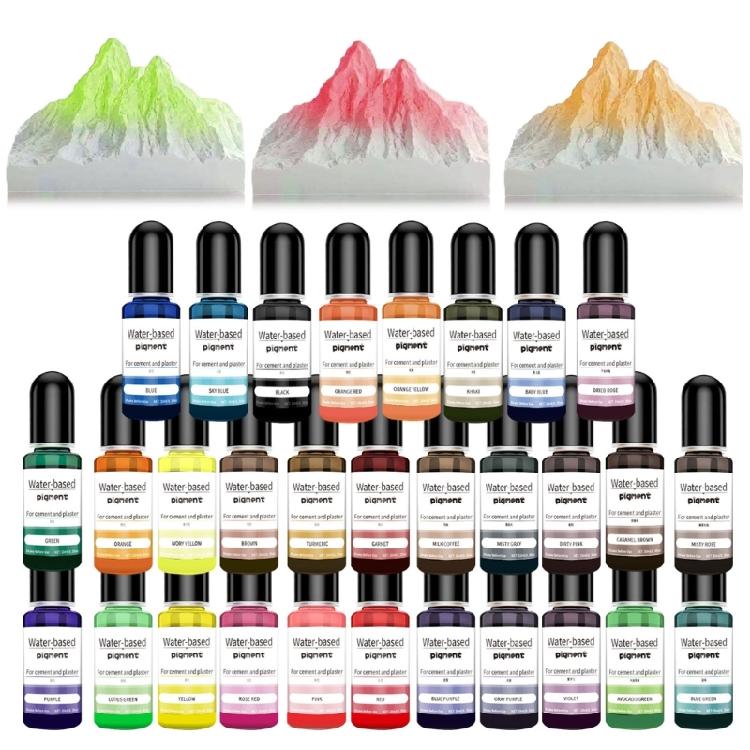 Highly Concentrate Candle Color Dye 30 Color Liquid Oil-Based Candle Dye for Candle Making, 10ml/Bottle