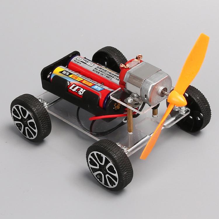 Physics STEM Technology Gadget Kids Science Toys Electric Gliding Vehicle Educational Toys for Children DIY Plastic Puzzle