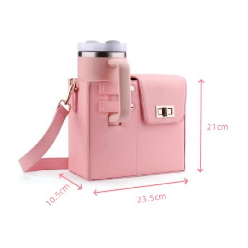 Portable Outdoor Single-shoulder Water Cup Bag with Adjustable Shoulder Strap Versatile Crossbody Bag Travel Hiking Sports Bag