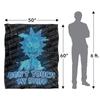 Rick And Morty Don't Touch My Stuff Blanket