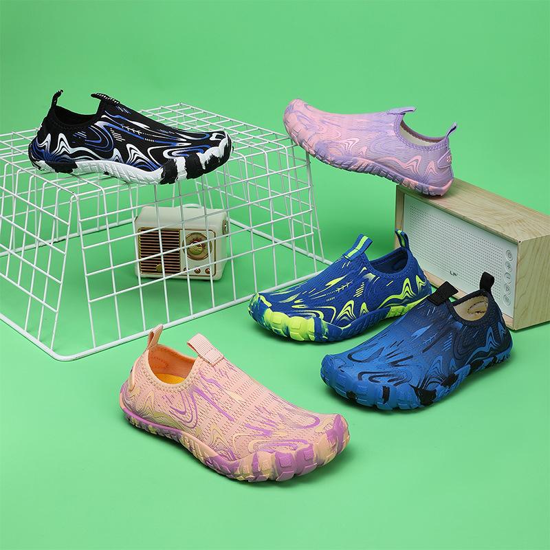 New popular outdoor children's creek shoes men's and women's seaside anti-cut soft-soled wading shoes amphibious beach water shoes