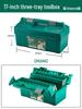 Handheld Plastic Storage Box for Tools: Household, Industrial, and Automotive Use