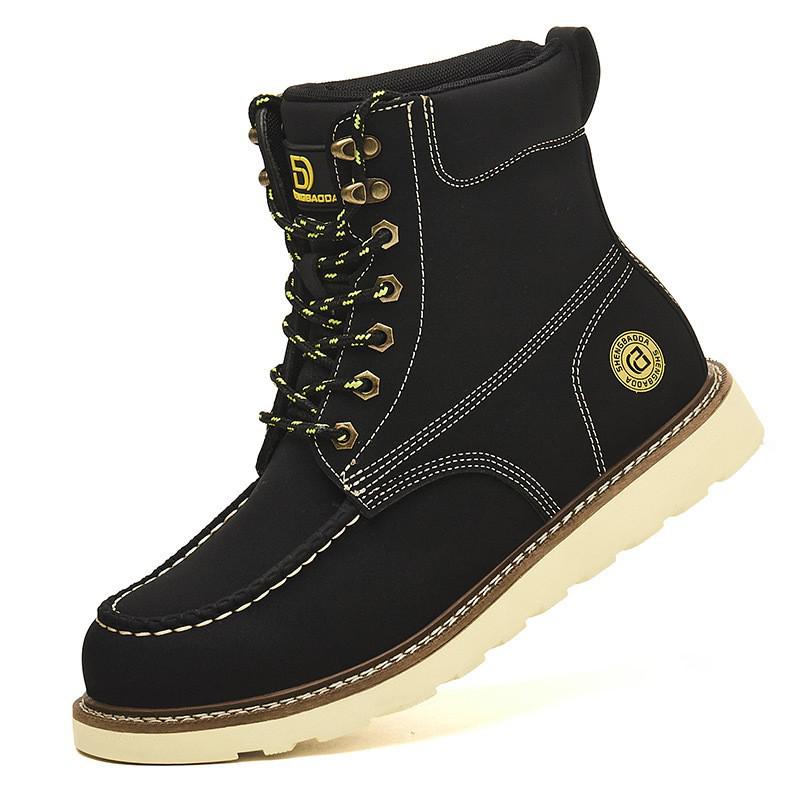 High-Top Steel Toe Work Boots: Anti-Smash