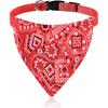 Adjustable Dog Bandana for Boy Girl Red Dog Handkerchief for Halloween Bandanas for Puppy Bandanas for Boys Girls Pet Neck Scarf for Cat Puppy