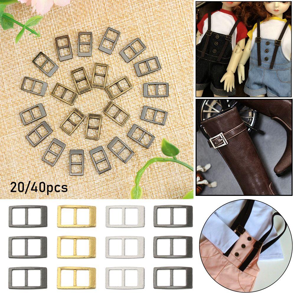 5mm Mini Ultra-small 4 Colors Tri-glide Buckle Belt Buttons Doll Bags Accessories Diy Dolls Buckles