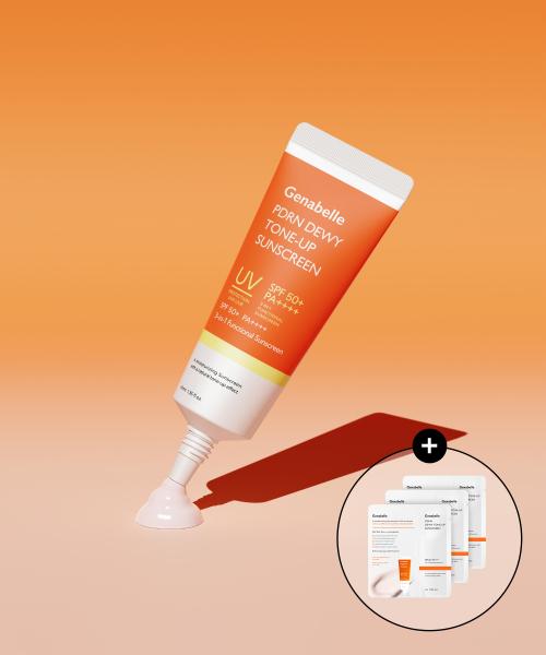 Солнцезащитный крем Genabelle Pdrn Dewy Tone Up 40 мл PDRN Dewey Tone Up Sunscreen 40ml