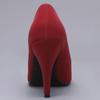 JiaLuoWei 3.9 Inch High Heel Pumps Lady Sexy Stilettos Pointed Toe Slip On Pumps Office Elgeant Casual Shoes Size 36-46