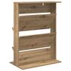 Magazine Rack Artisan Oak 70 x 41 x 96 cm Particleboard