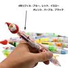 Maydahui Cute 6 Color Christmas Ballpoint Pen Set of 12 Black Ink Stylish Cute Stationery 0.5mm Oil-Based Multi-Function Multi-Color