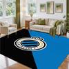 Club Brugge FC Design Crystal Velvet Rug Soft Decorative Mat for Bedroom Entrance