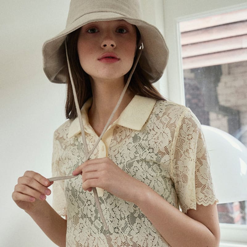 Fairy Linen medium bucket hat_3color