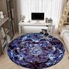 1pc Abstract Art Sphere Chair Carpet for Office Non-Slip, Machine Washable Rug for Office, Room - Holiday Decor, Machine Made yy251016054