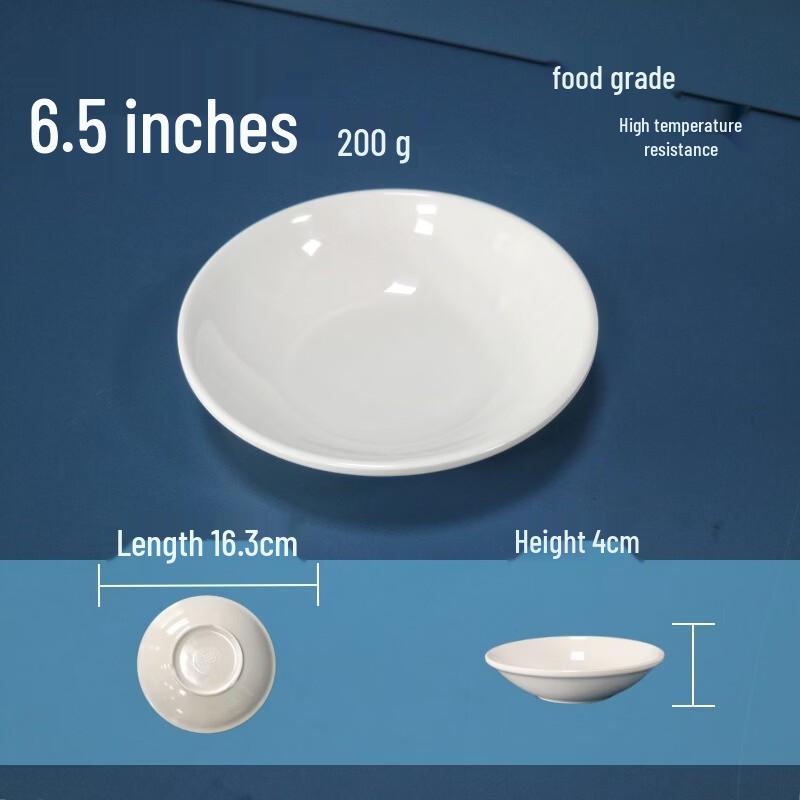 

777 6.5-inch Melamine Round Multipurpose Dish
