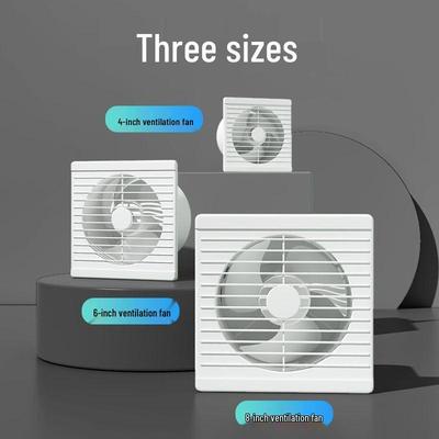 Silent Wall-Mounted Exhaust Fan for Kitchen and Bathroom Ventilation