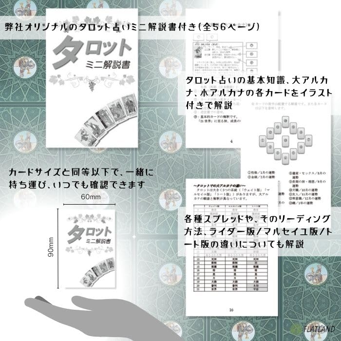 Tarot of The New Vision Tarot Reading Instructions (Japanese Instruction Manual Included) Authentic Tarot Cards (78 Cards)